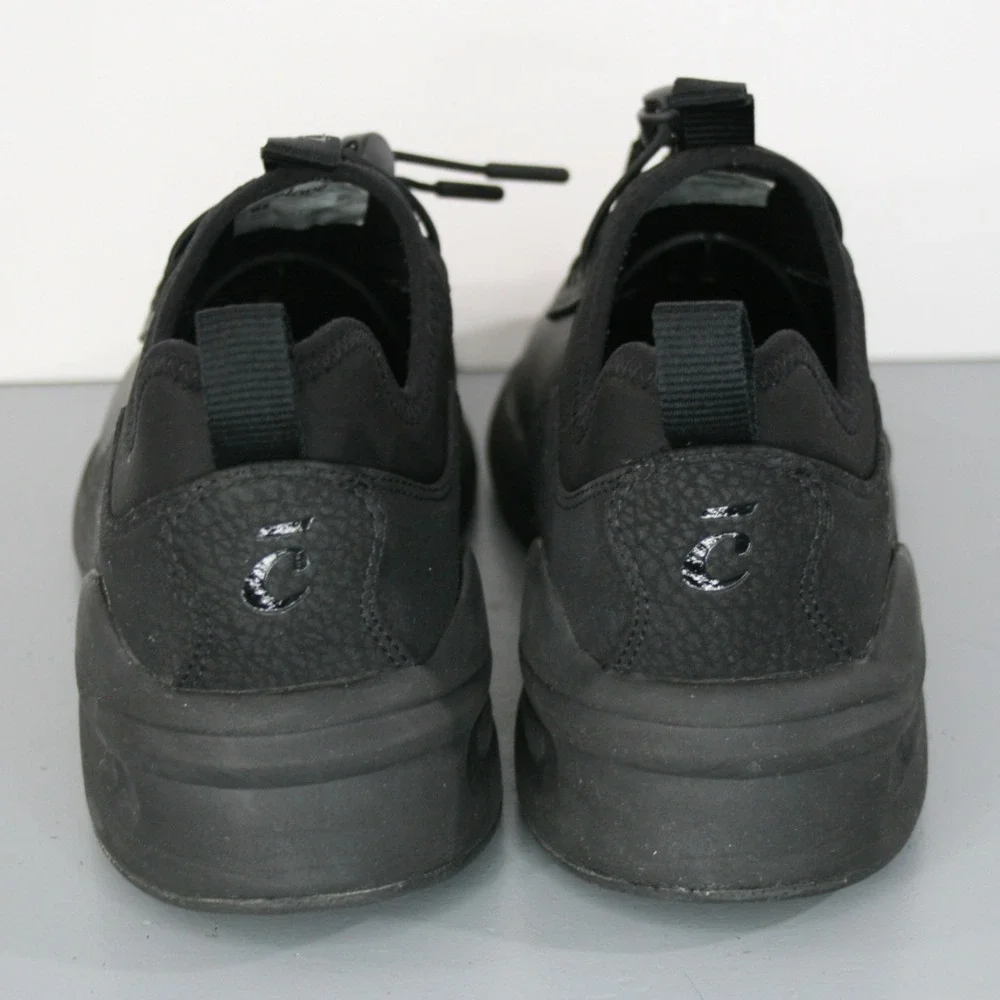 Clove Women's Black Leather‎ Slip On Sneakers Nurse Shoes Size 8
